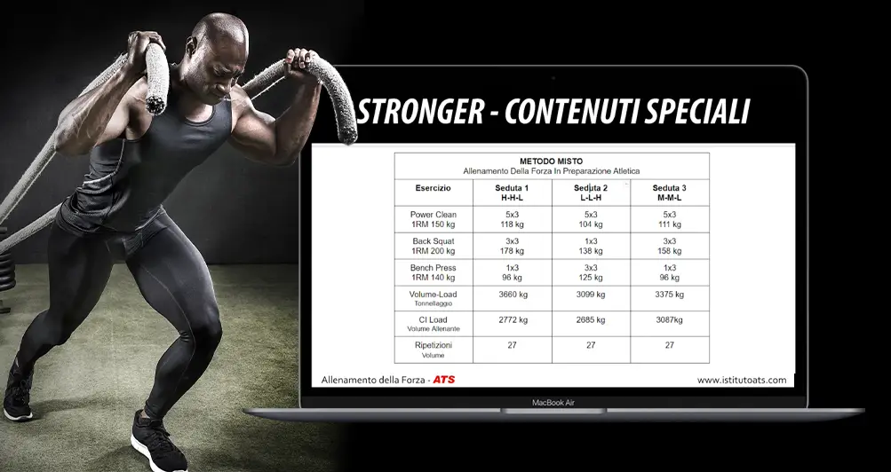 Stronger contenuti speciali allenamento della forza