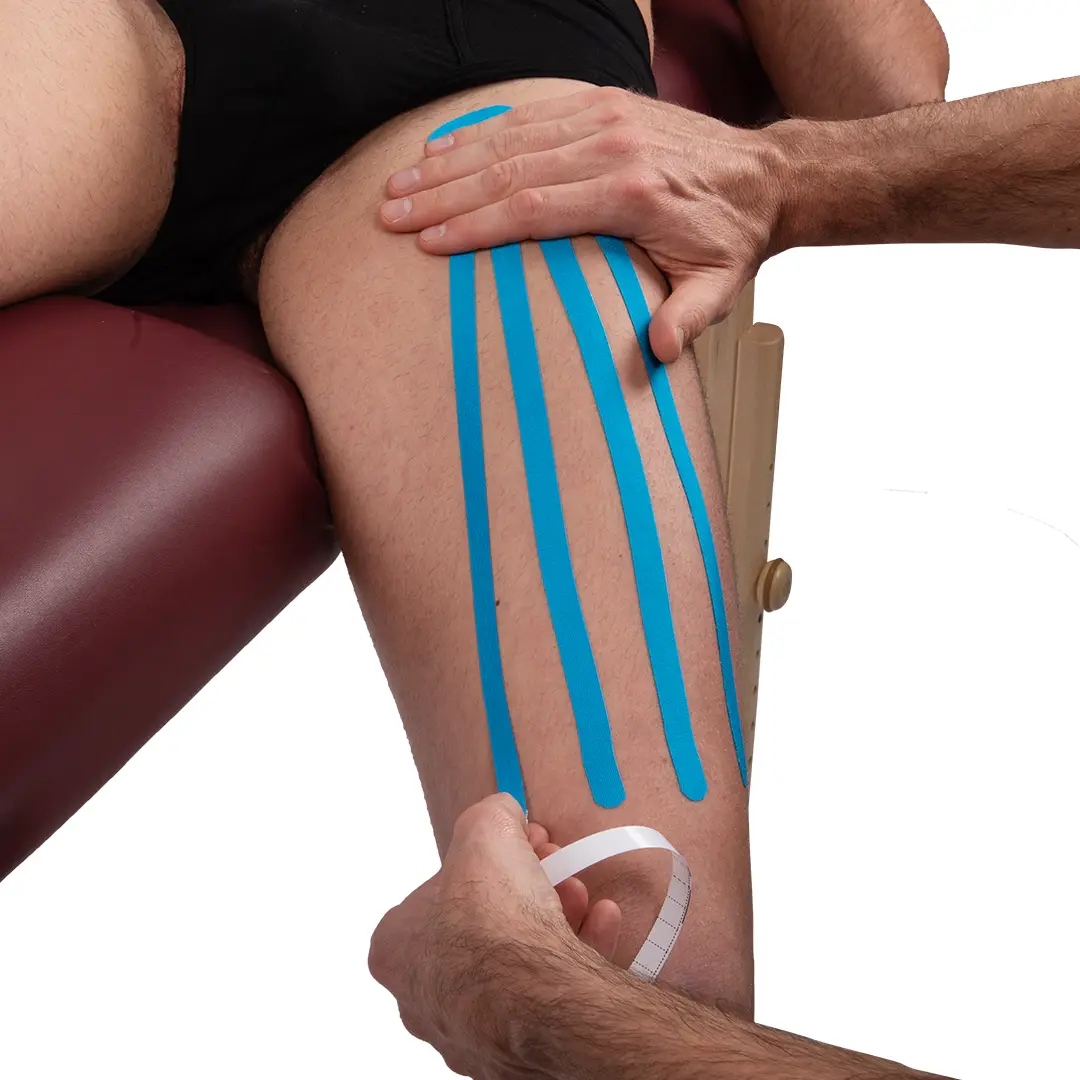 applicazione taping elastico arti inferiori