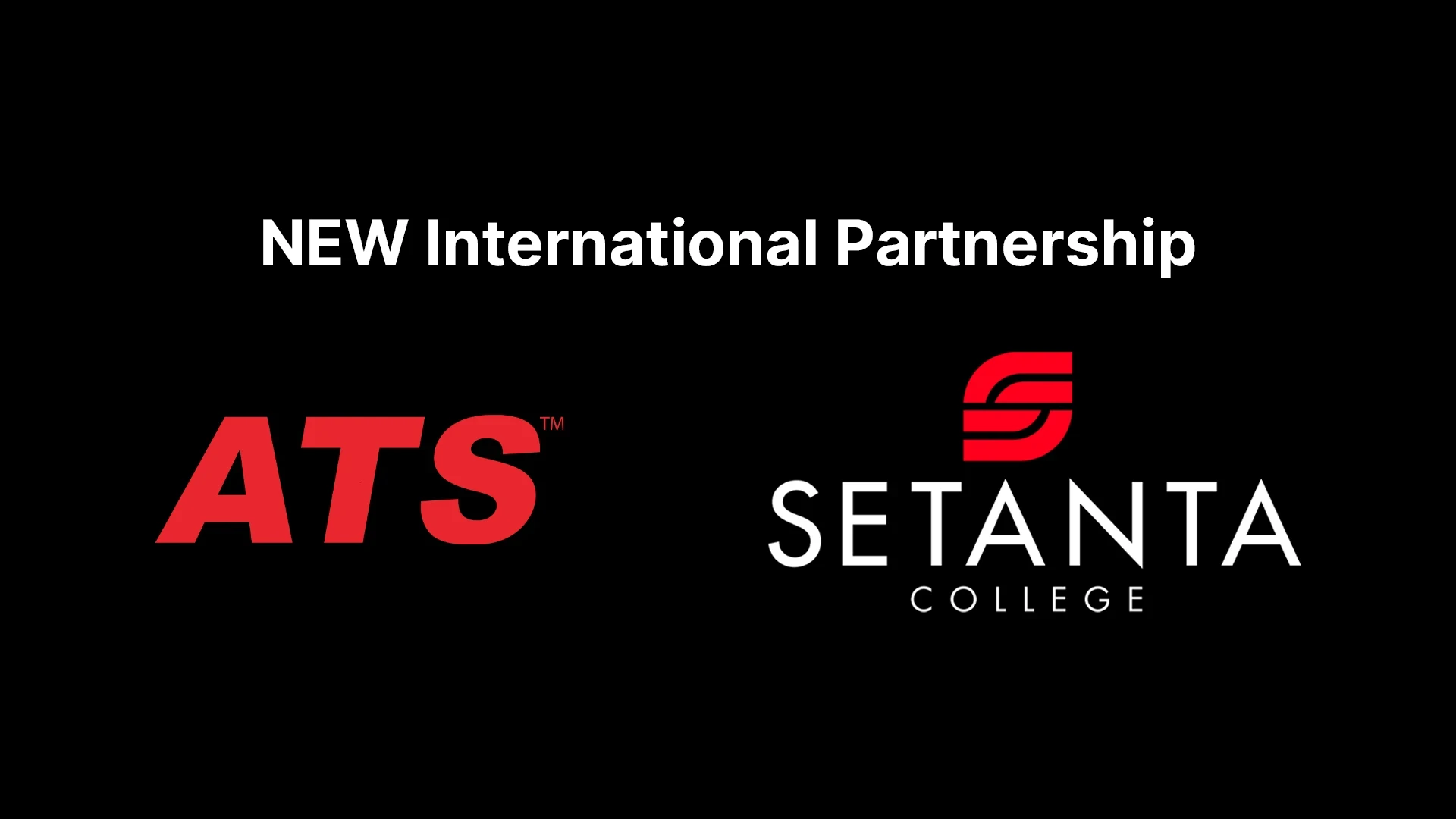 NEW International Partnership ATS-Setanta College 2024