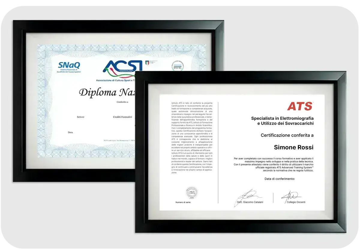 Certificazione-EMG-Sovraccarichi-Diploma-Nazionale-CONI